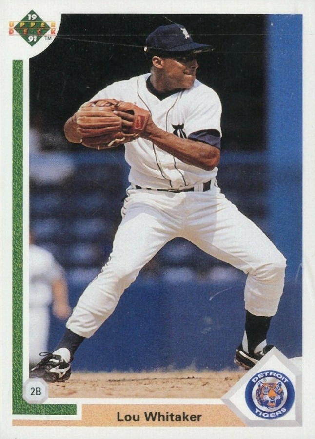 1991 Upper Deck Lou Whitaker #367 Baseball Card