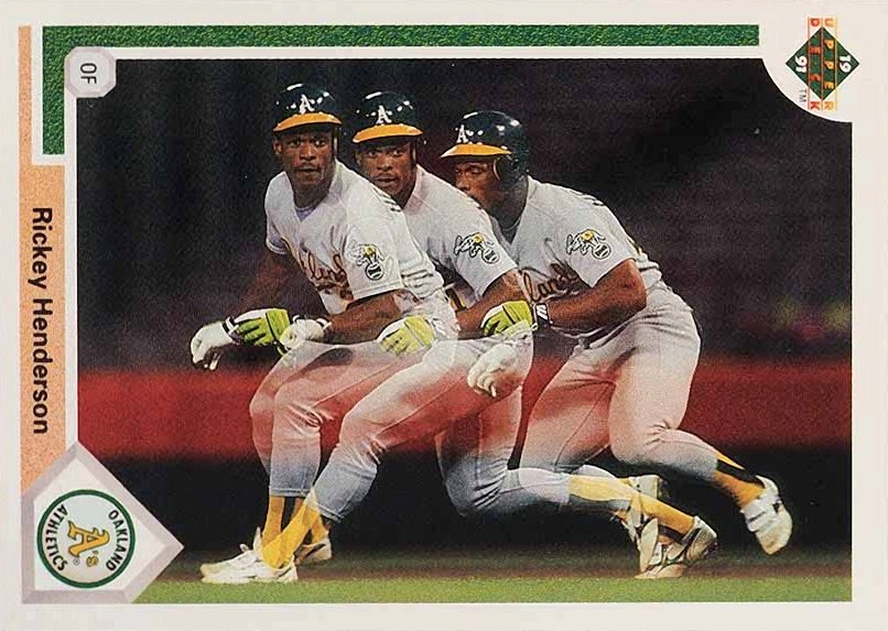 1991 Upper Deck Rickey Henderson #444 Baseball Card