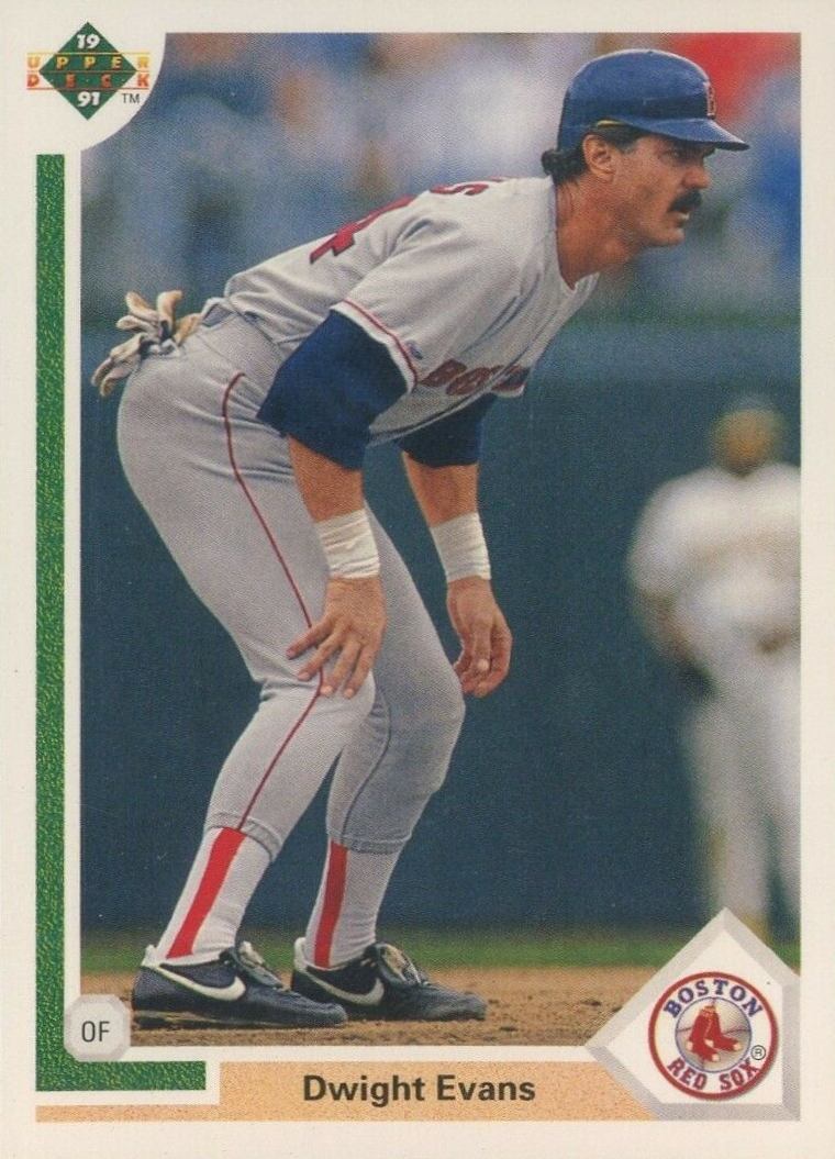 1991 Upper Deck Dwight Evans #549 Baseball Card
