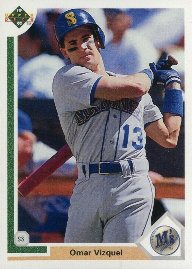 1991 Upper Deck Omar Vizquel #593 Baseball Card