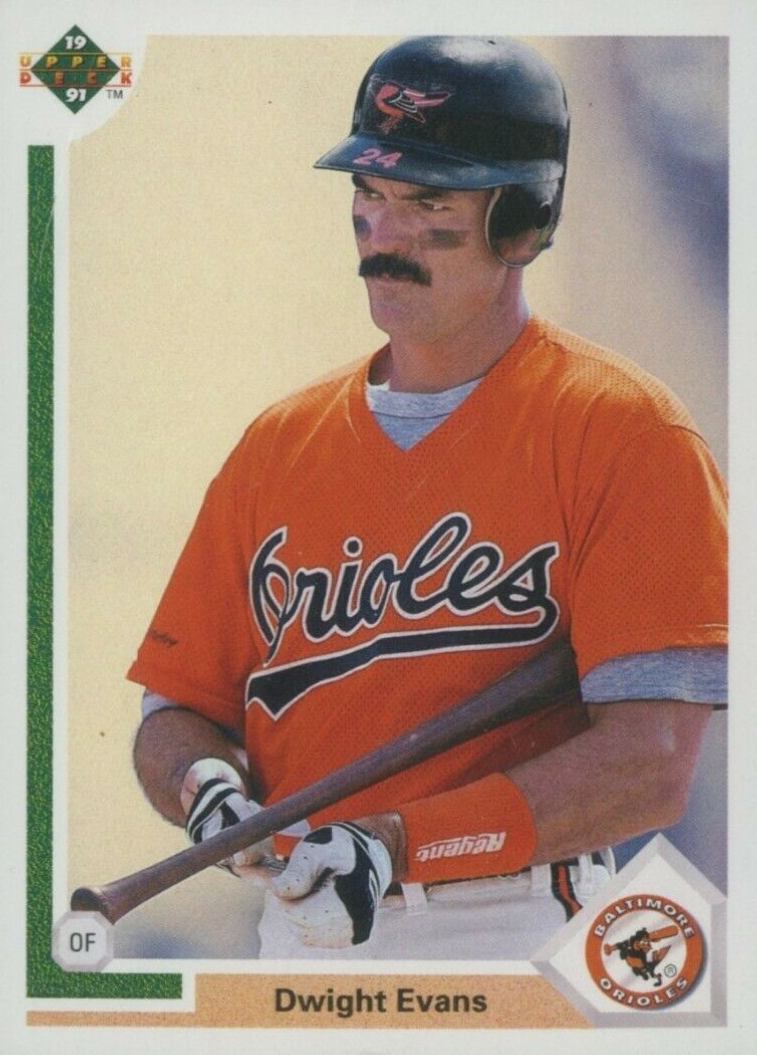1991 Upper Deck Dwight Evans #776 Baseball Card