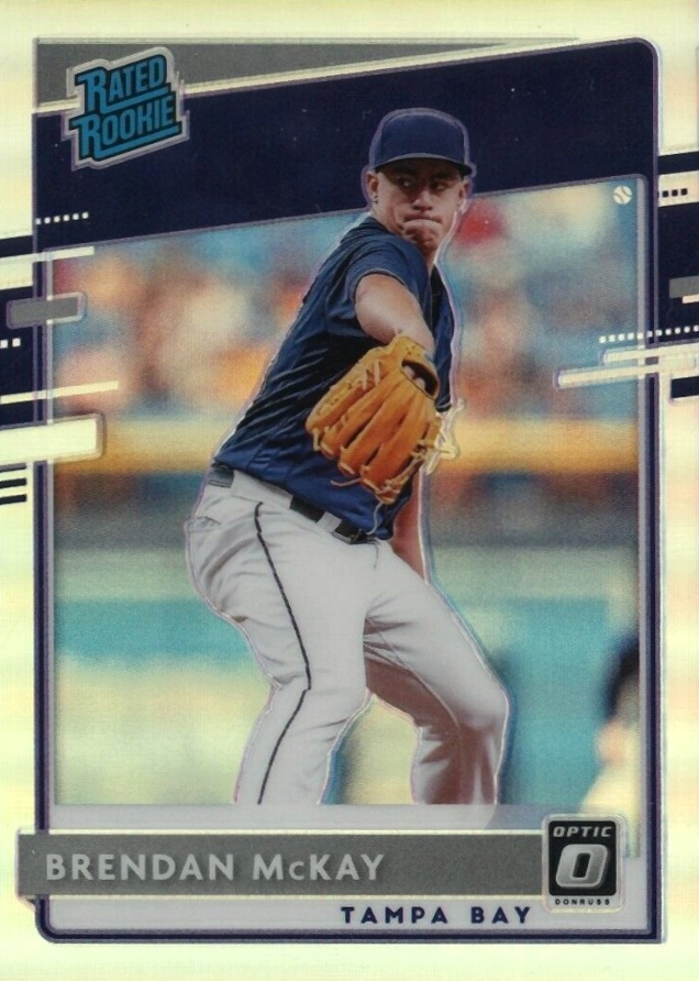 2020 Panini Donruss Optic Brendan McKay #36 Baseball Card