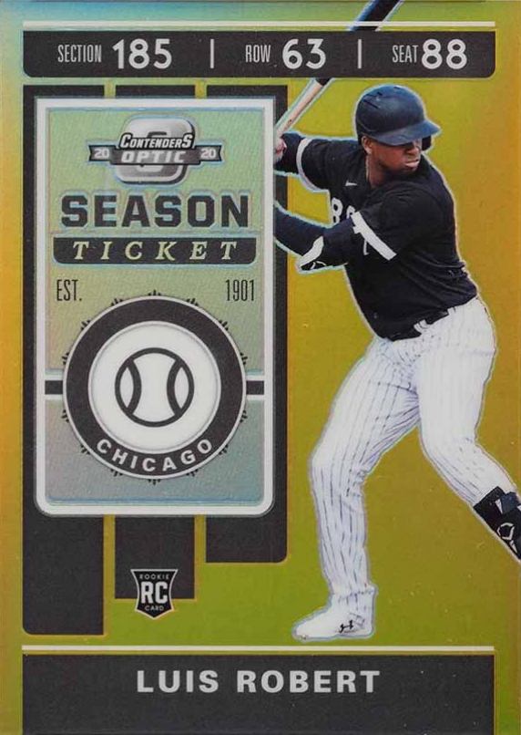 2020 Panini Chronicles Contenders Optic Luis Robert #7 Baseball Card