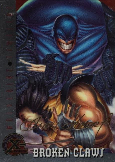 1995 Ultra X-Men All Chromium Broken Claws #88 Non-Sports Card