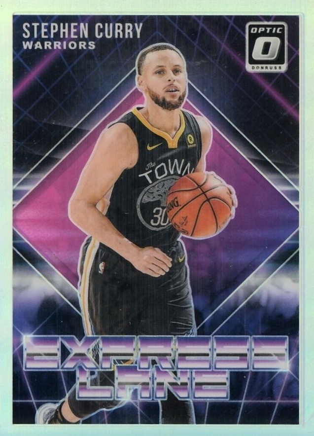 2018 Panini Donruss Optic Express Lane Stephen Curry #18 Basketball Card