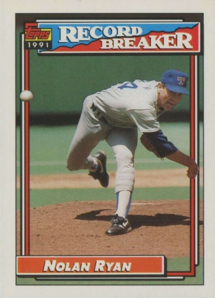 1992 Topps Nolan Ryan #4 Baseball Card
