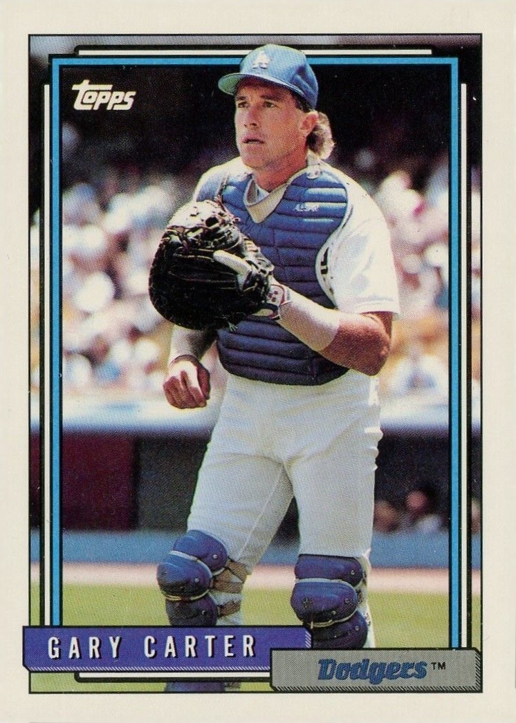1992 Topps Gary Carter #45 Baseball Card
