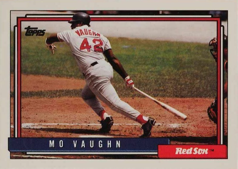 1992 Topps Mo Vaughn #59 Baseball Card