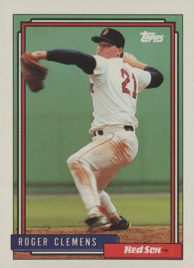 1992 Topps Roger Clemens #150 Baseball Card
