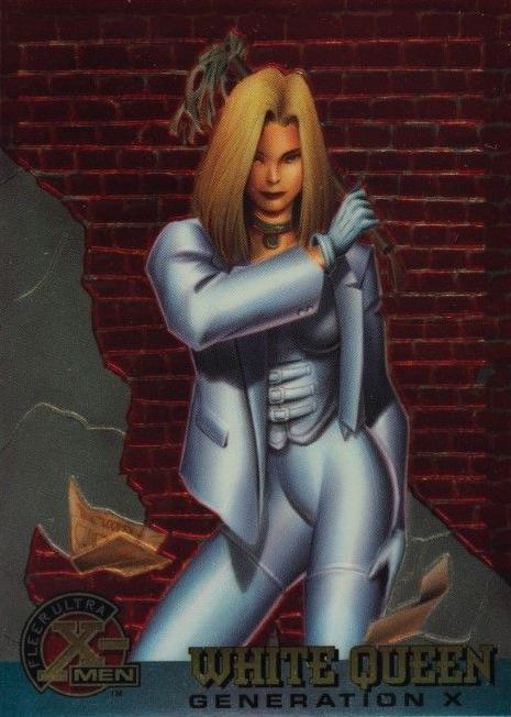 1995 Ultra X-Men All Chromium White Queen #38 Non-Sports Card