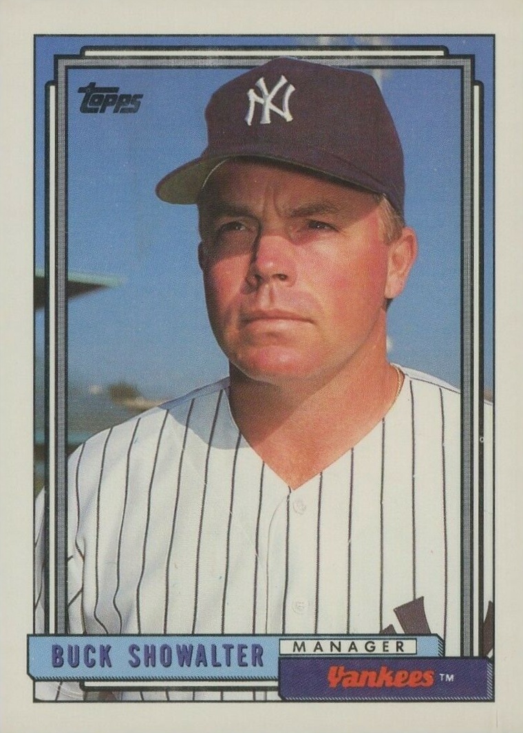1992 Topps Buck Showalter #201 Baseball Card