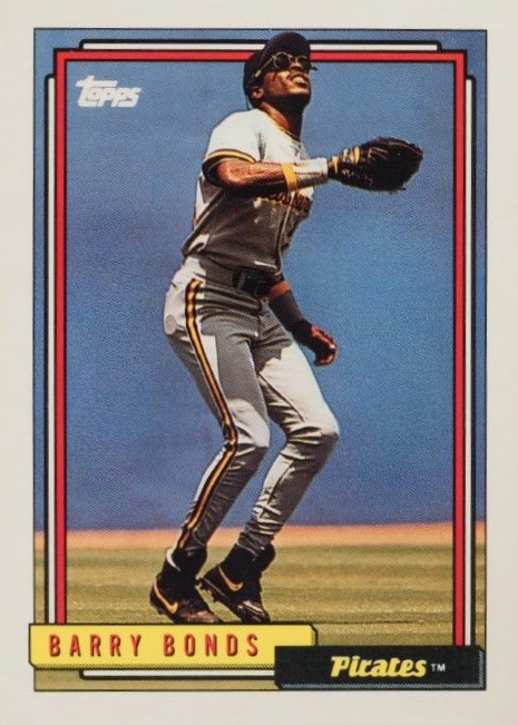 1992 Topps Barry Bonds #380 Baseball Card