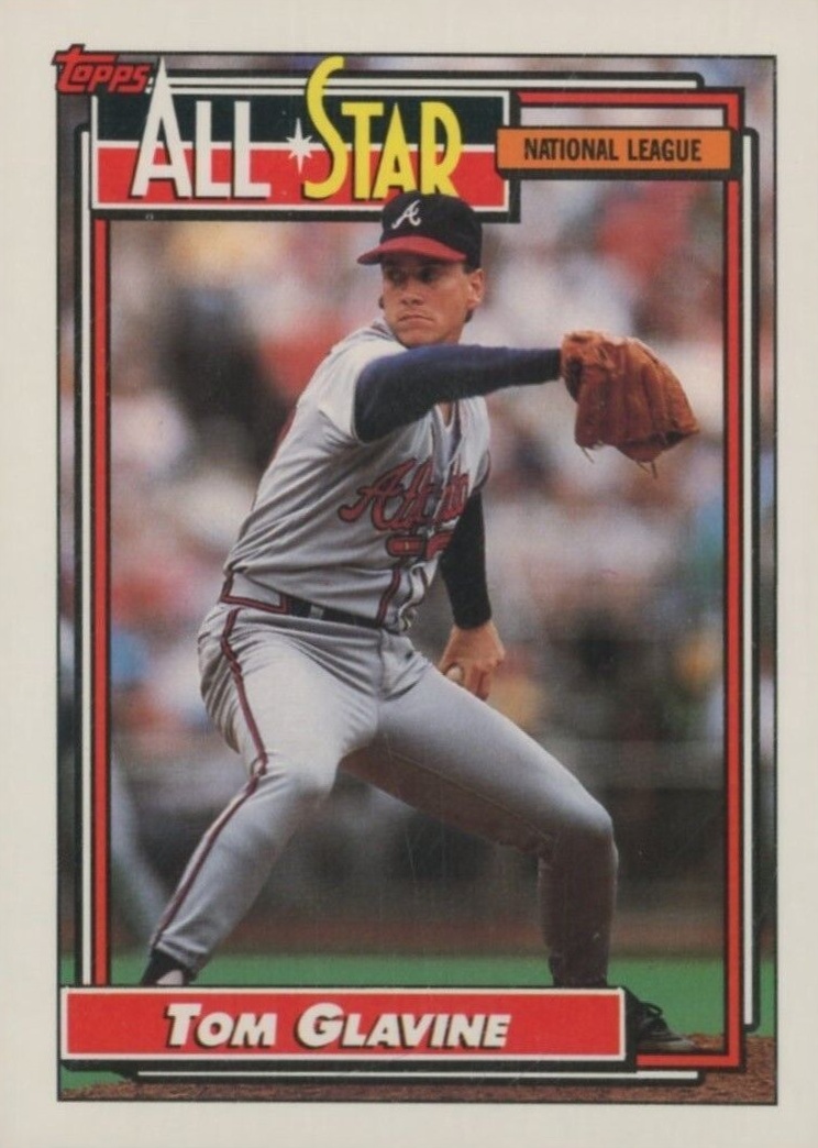 1992 Topps Tom Glavine #395 Baseball Card