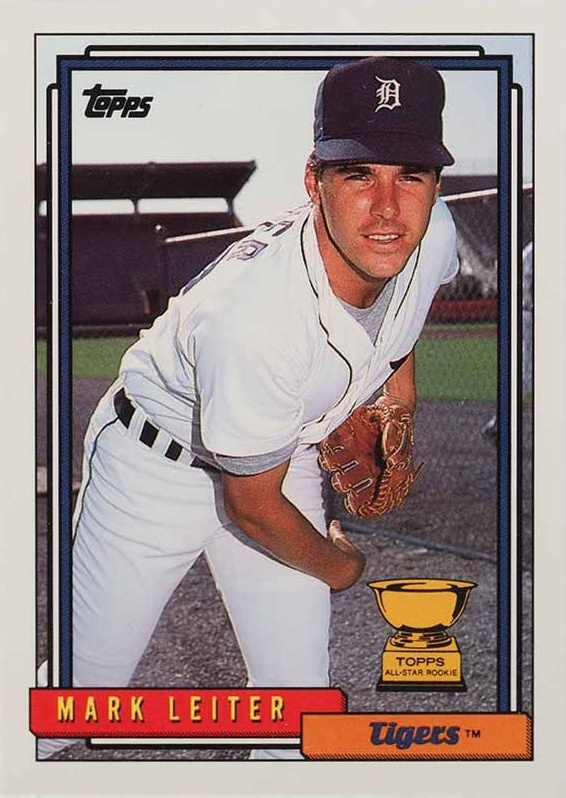 1992 Topps Mark Leiter #537 Baseball Card