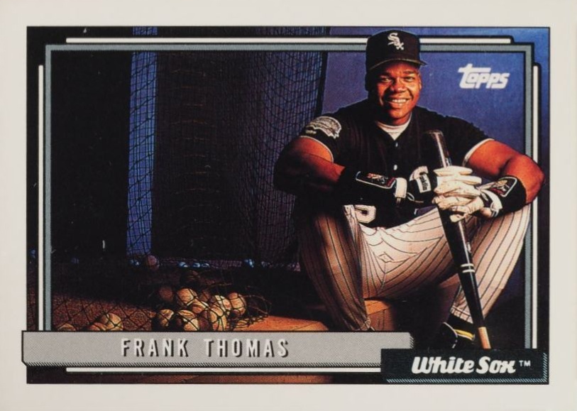 1992 Topps Frank Thomas #555 Baseball Card