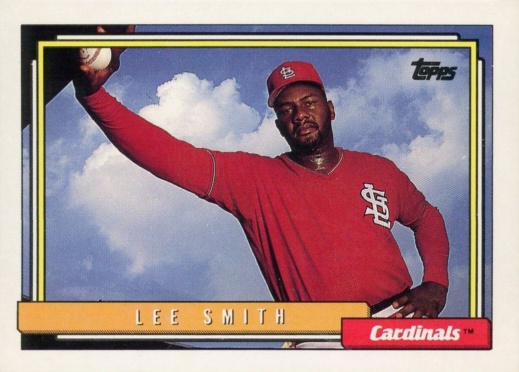 1992 Topps Lee Smith #565 Baseball Card