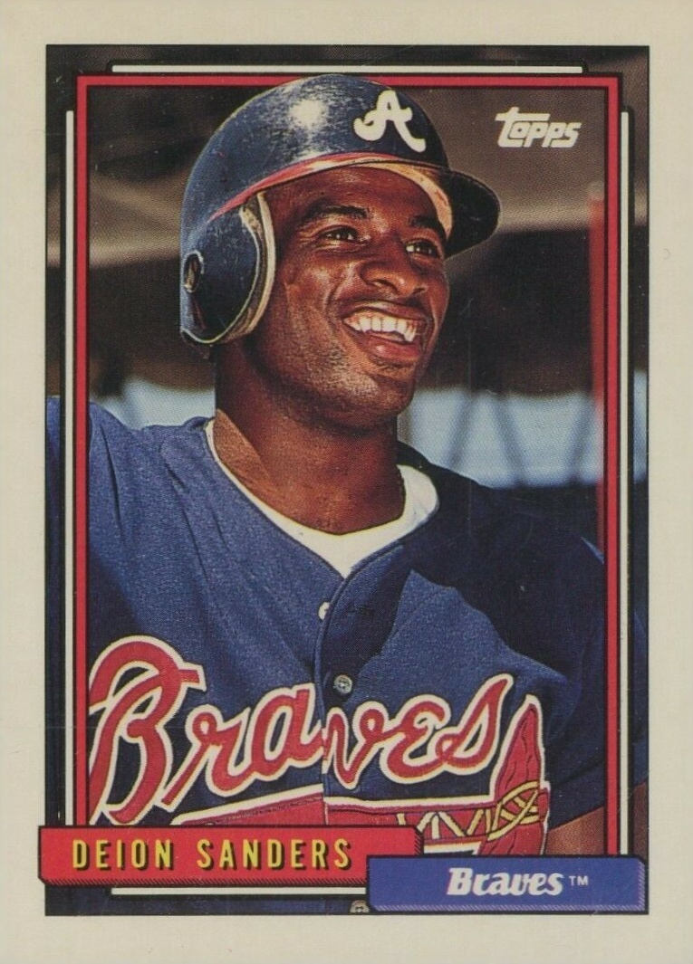 1992 Topps Deion Sanders #645 Baseball Card