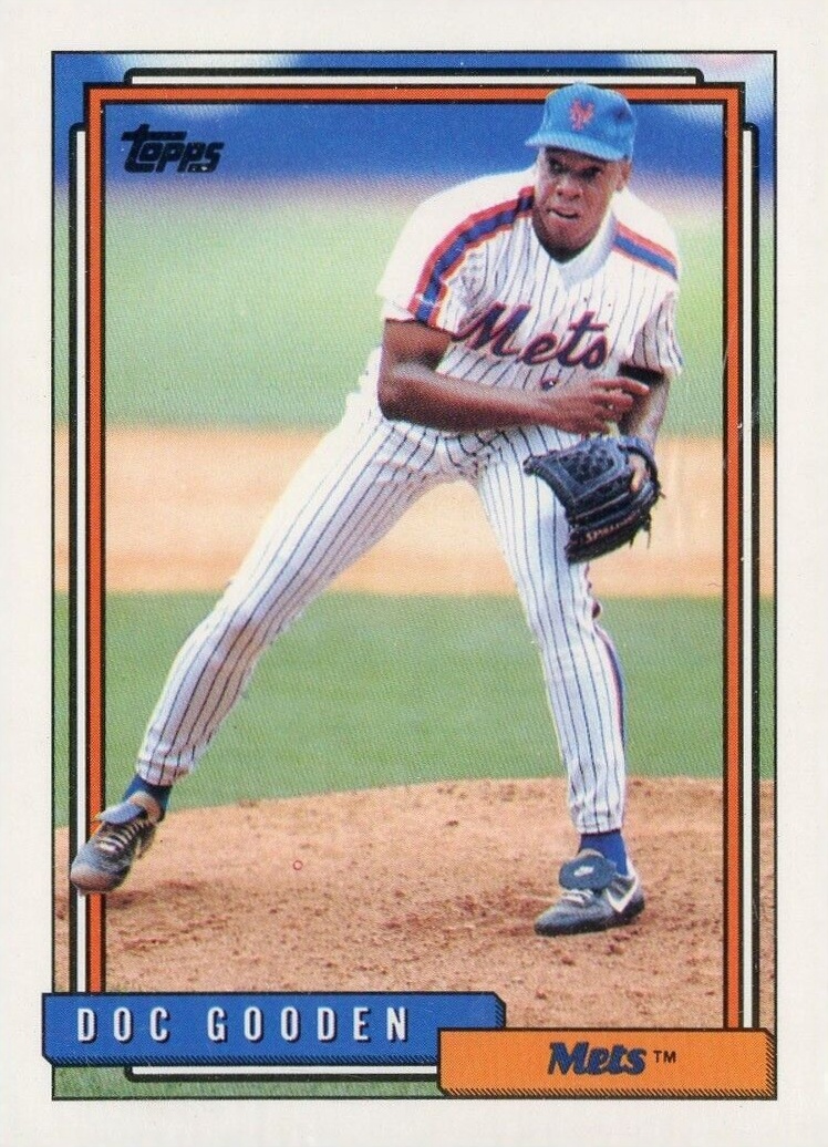 1992 Topps Dwight Gooden #725 Baseball Card