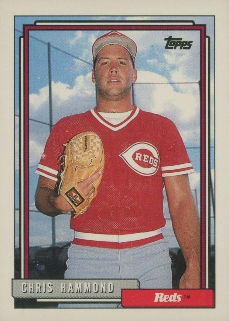 1992 Topps Chris Hammond #744 Baseball Card