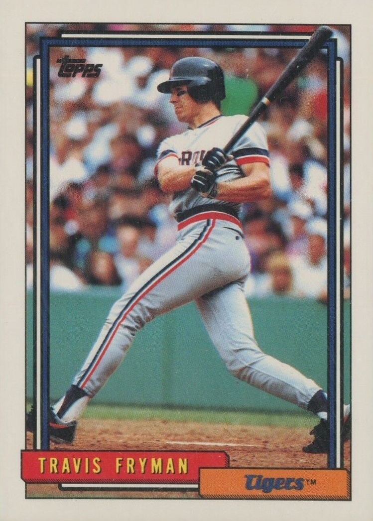 1992 Topps Travis Fryman #750 Baseball Card