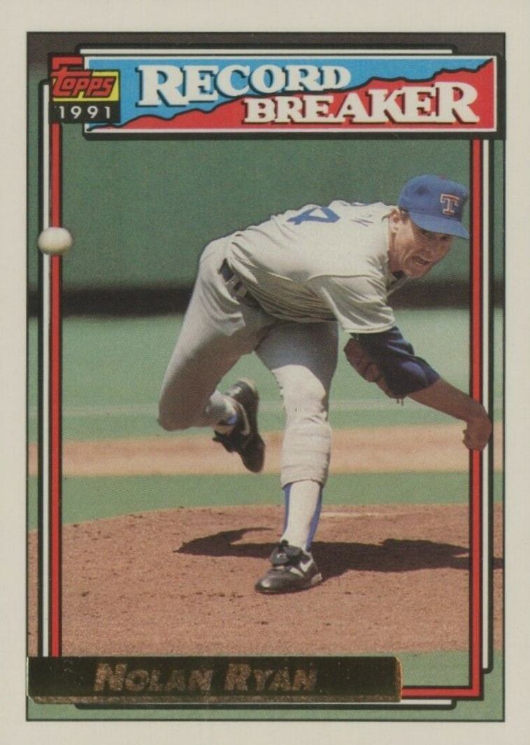 1992 Topps Gold Nolan Ryan #4 Baseball Card
