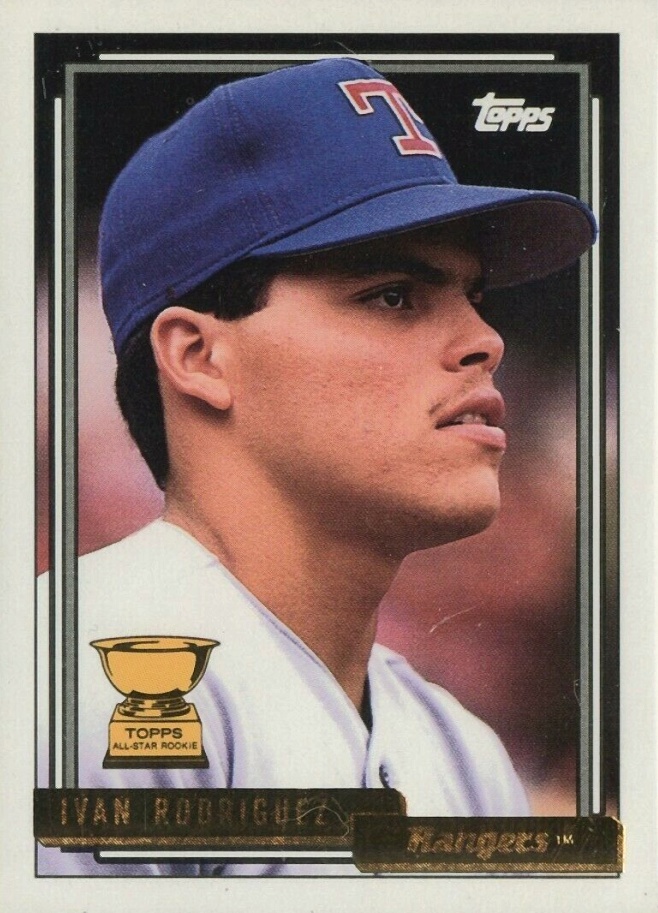 1992 Topps Gold Ivan Rodriguez #78 Baseball Card