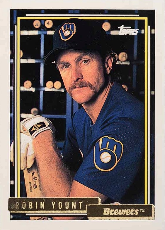 1992 Topps Gold Robin Yount #90 Baseball Card