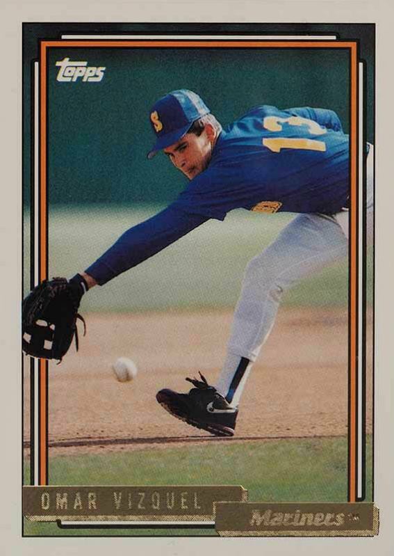 1992 Topps Gold Omar Vizquel #101 Baseball Card