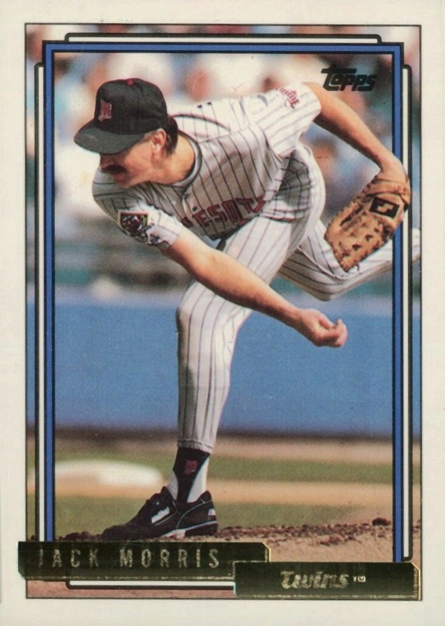 1992 Topps Gold Jack Morris #235 Baseball Card