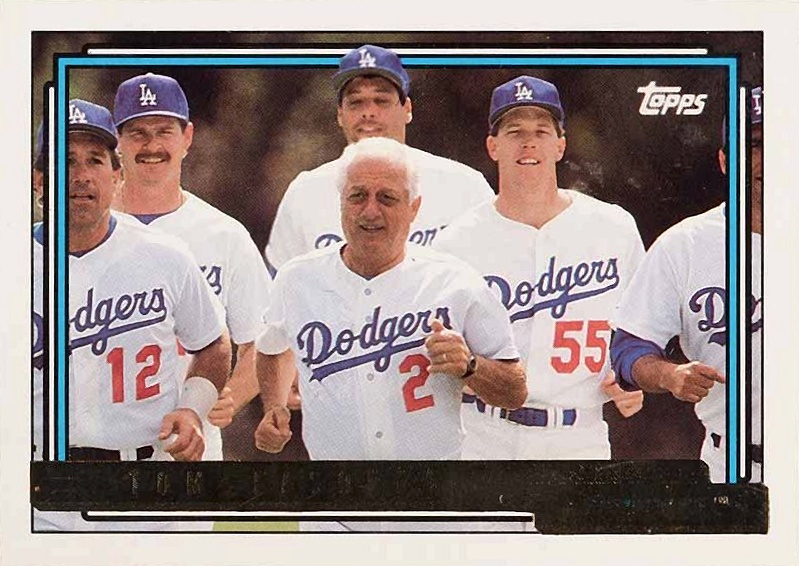 1992 Topps Gold Tom Lasorda #261 Baseball Card