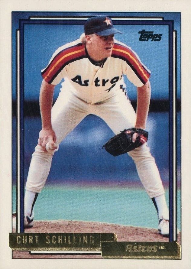1992 Topps Gold Curt Schilling #316 Baseball Card