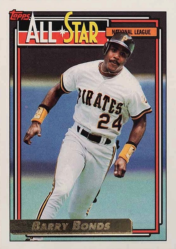 1992 Topps Gold Barry Bonds #390 Baseball Card