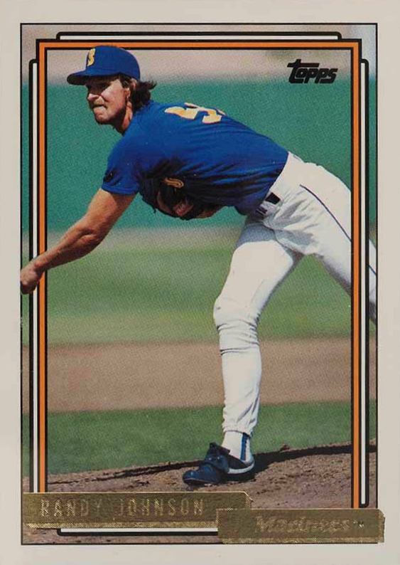 1992 Topps Gold Randy Johnson #525 Baseball Card