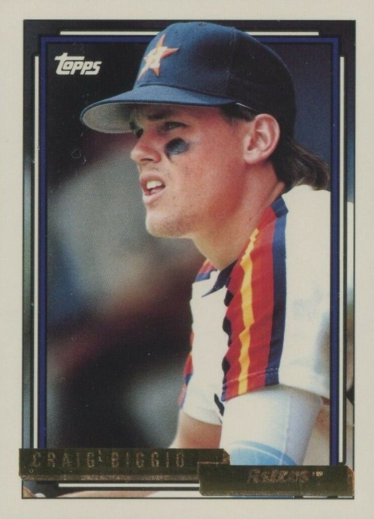 1992 Topps Gold Craig Biggio #715 Baseball Card