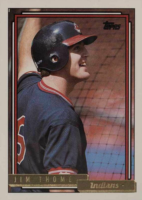 1992 Topps Gold Jim Thome #768 Baseball Card