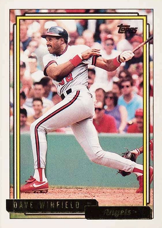 1992 Topps Gold Dave Winfield #792 Baseball Card