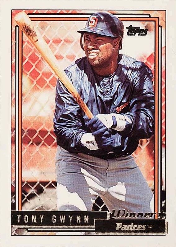 1992 Topps Gold Tony Gwynn #270 Baseball Card