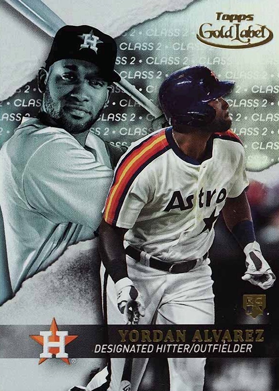 2020 Topps Gold Label  Yordan Alvarez #45 Baseball Card