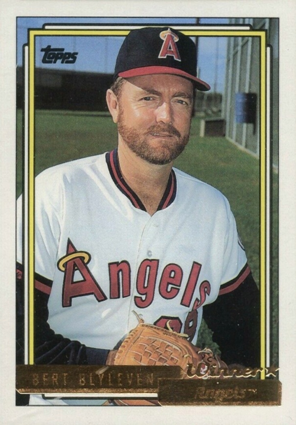 1992 Topps Gold Bert Blyleven #375 Baseball Card