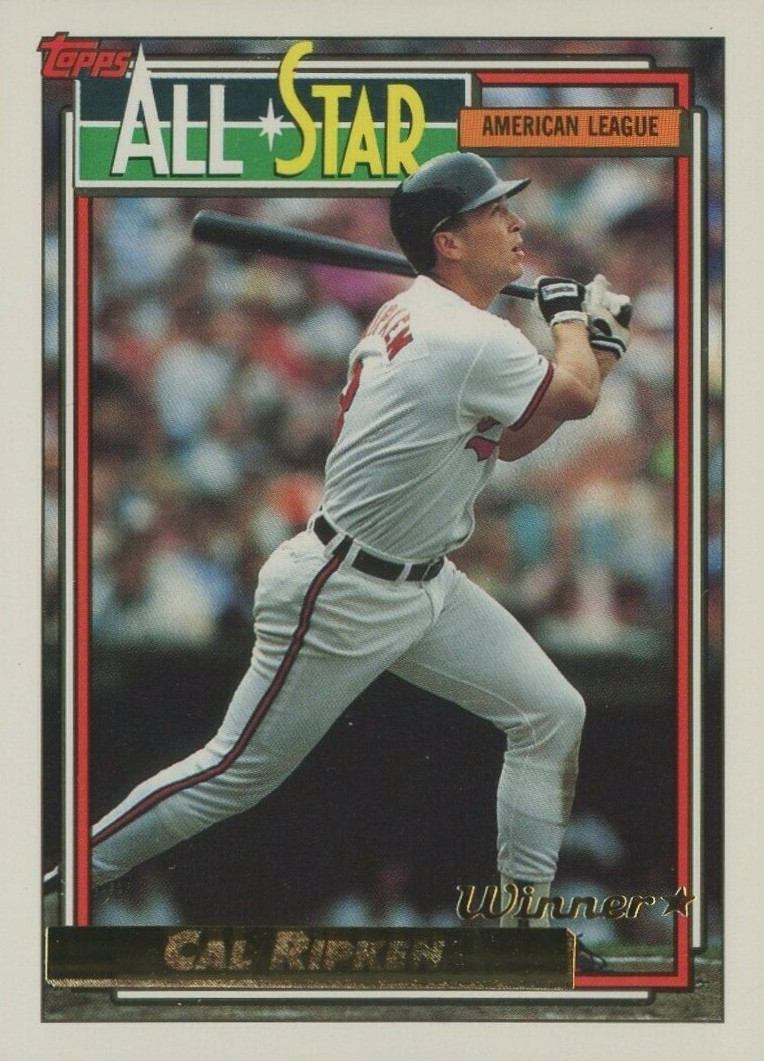 1992 Topps Gold Cal Ripken Jr. #400 Baseball Card