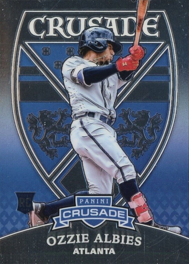 2018 Panini Chronicles Crusade Ozzie Albies #25 Baseball Card
