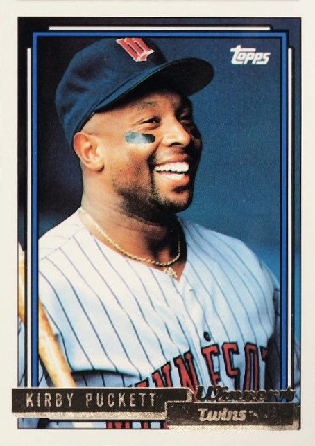 1992 Topps Gold Kirby Puckett #575 Baseball Card