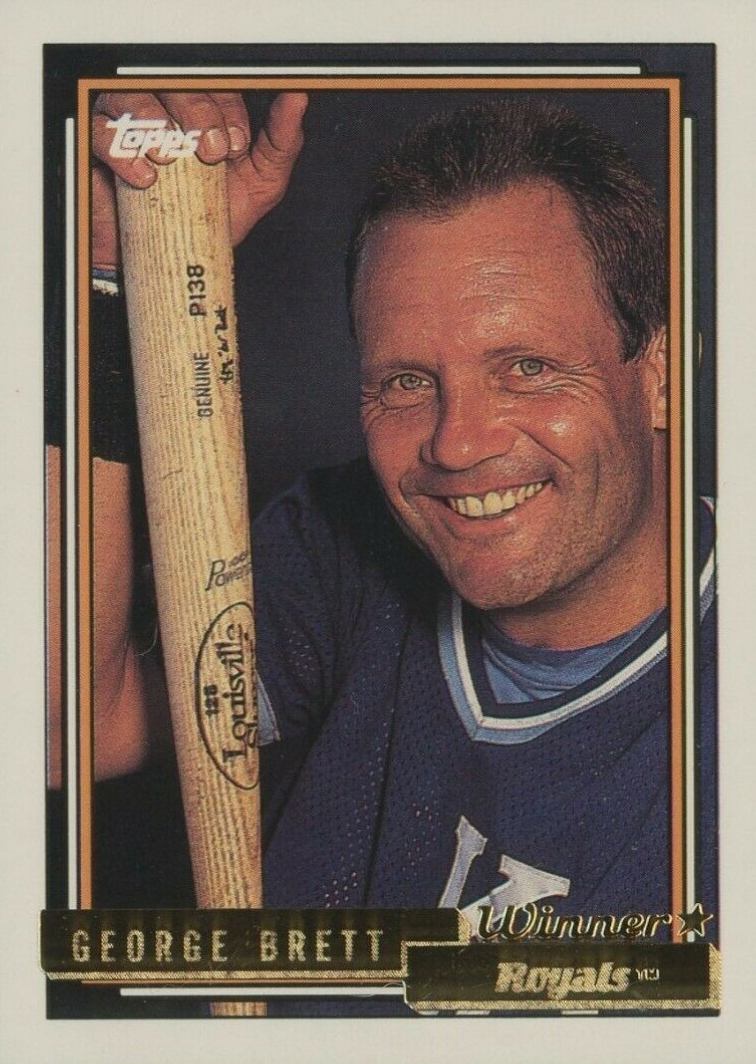 1992 Topps Gold George Brett #620 Baseball Card
