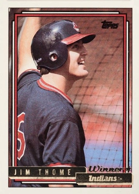 1992 Topps Gold Jim Thome #768 Baseball Card