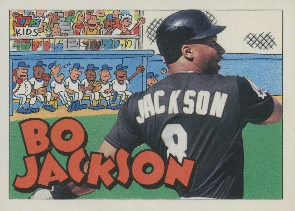 1992 Topps Kids Bo Jackson #103 Baseball Card
