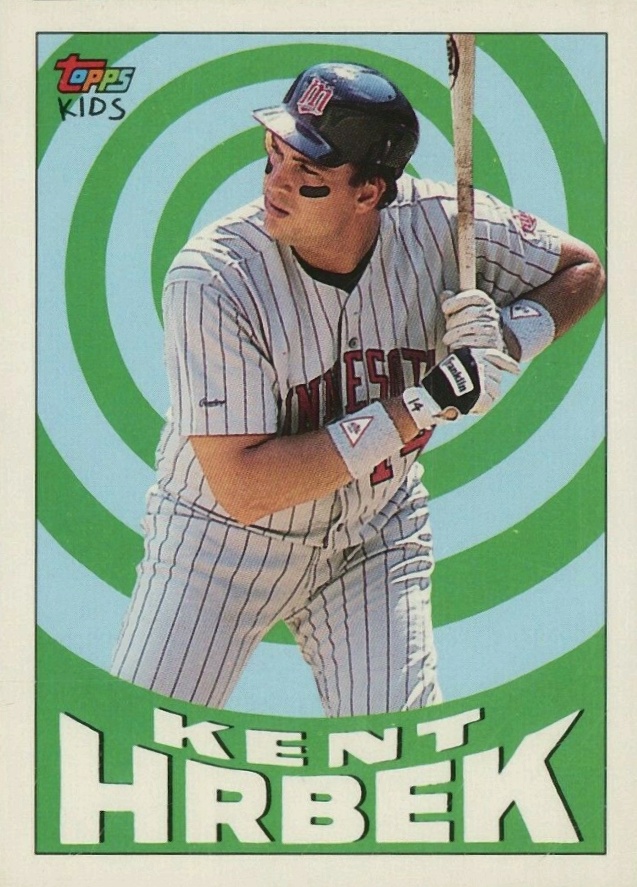 1992 Topps Kids Kent Hrbek #111 Baseball Card