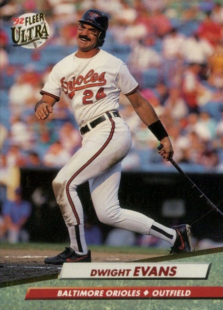 1992 Ultra Dwight Evans #3 Baseball Card