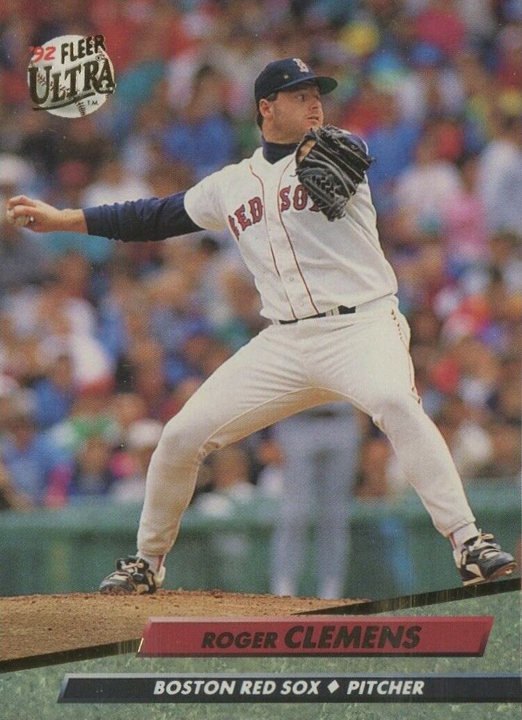 1992 Ultra Roger Clemens #15 Baseball Card