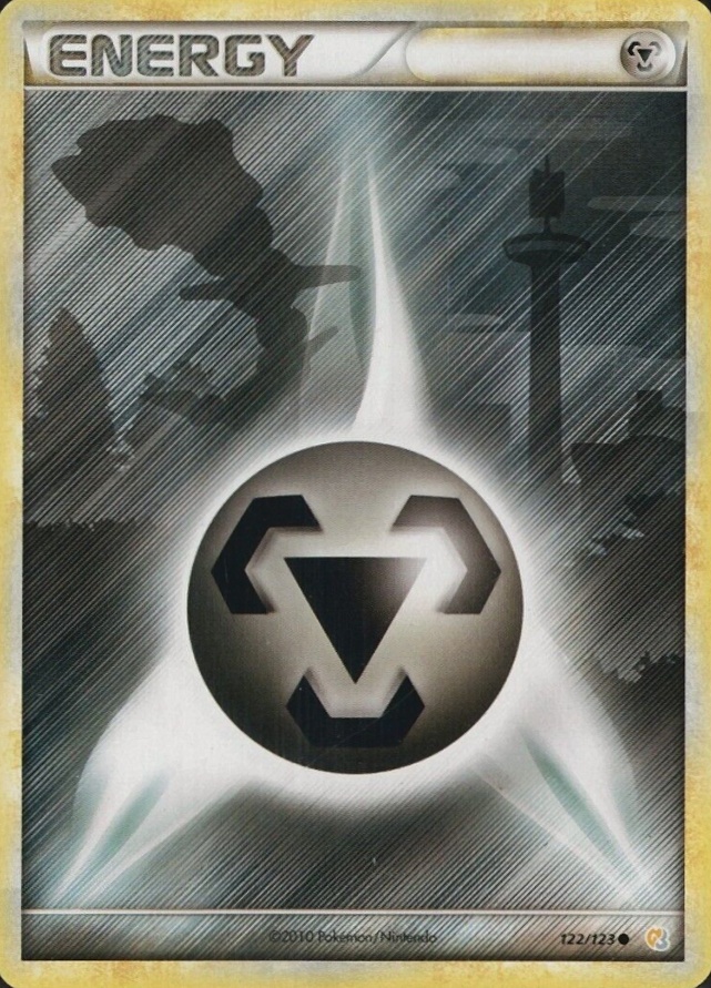 2010 Pokemon Heartgold & Soulsilver Metal Energy #122 TCG Card