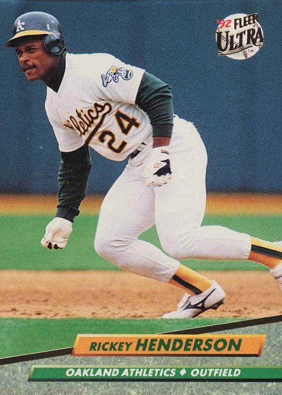 1992 Ultra Rickey Henderson #114 Baseball Card